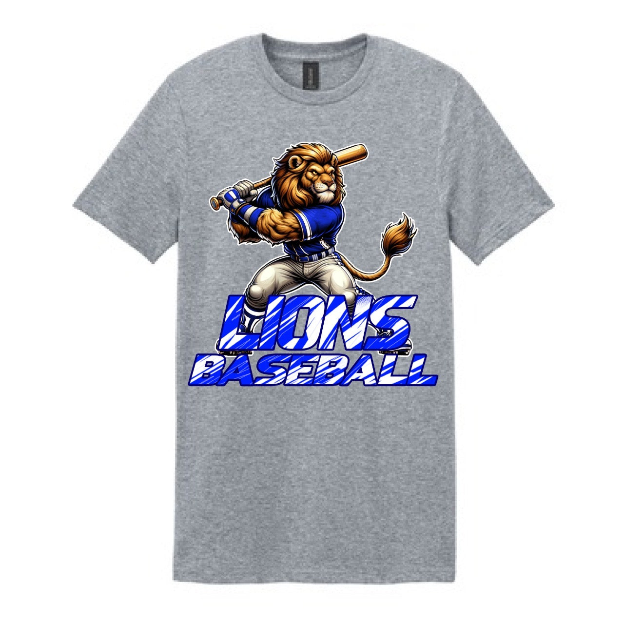 2025 Lions Mascot Baseball - Var. Colors