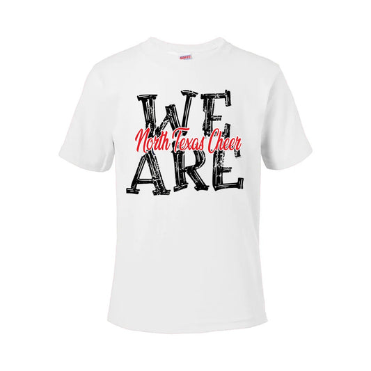2025 WE ARE NORTH TEXAS CHEER NAMES - WHITE