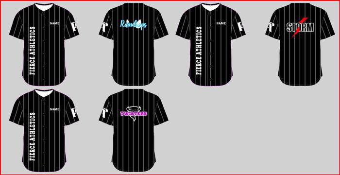 Fierce Athletics | Full Button Jersey