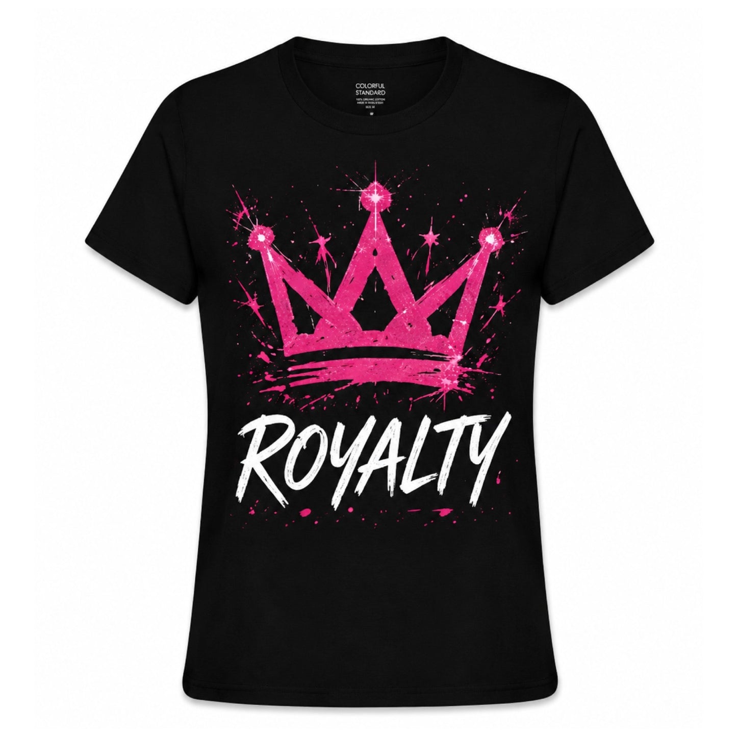 2026 ROYALTY WITH CROWN ABOVE - BLACK | TEE