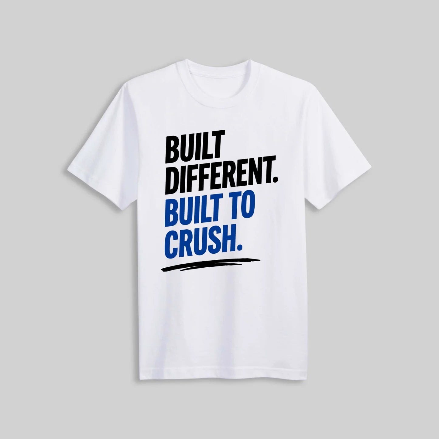 2026 BUILT DIFFERENT. BUILT FOR CRUSH - WHITE | TEE