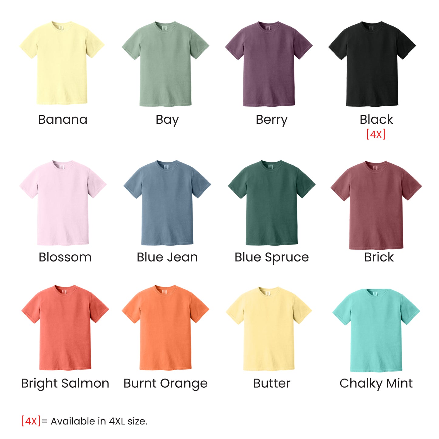 1717 | Adult Comfort Color Tee