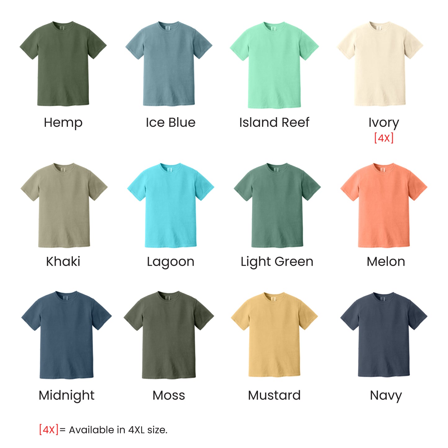 1717 | Adult Comfort Color Tee