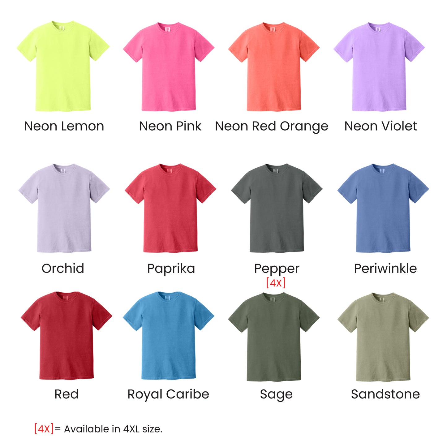 1717 | Adult Comfort Color Tee