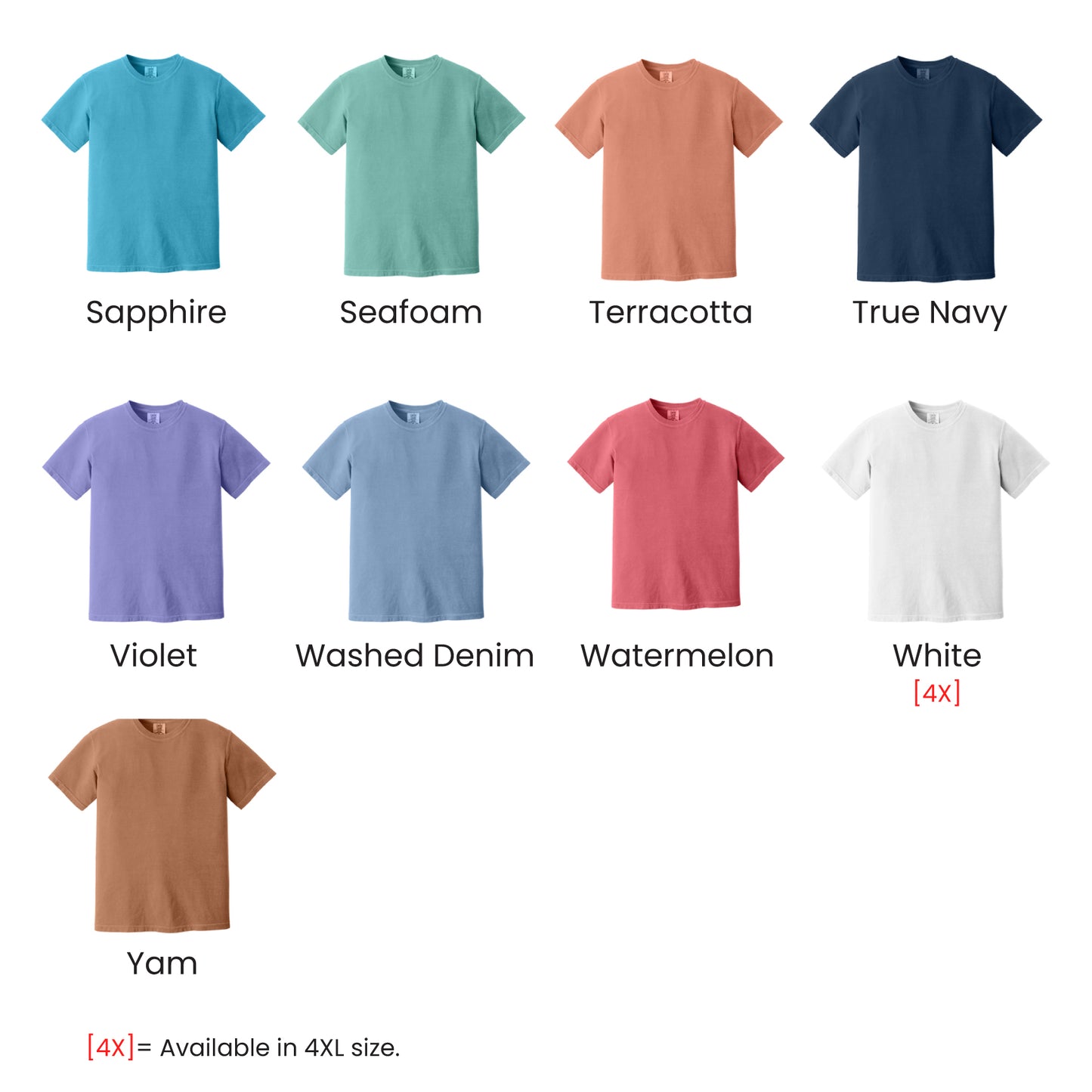 1717 | Adult Comfort Color Tee