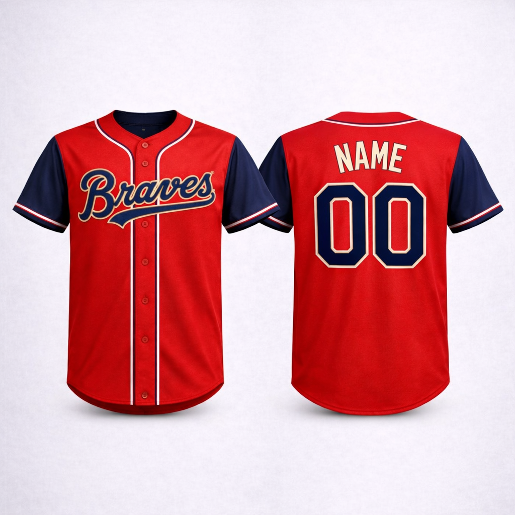 2026 Braves-Weger | Full Button Jersey