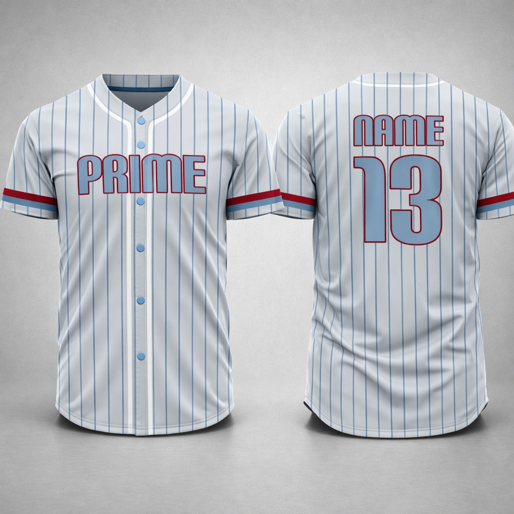 2026 Prime - Jameson | Full Button Jersey - White