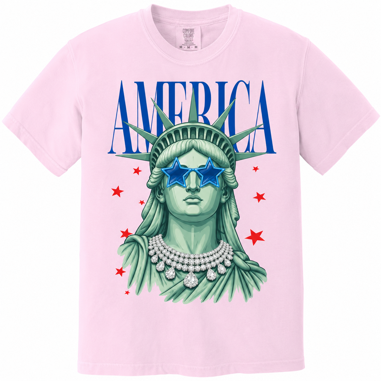 2026 STATUE OF LIBERTY WITH GLASSES AND NECKLACE