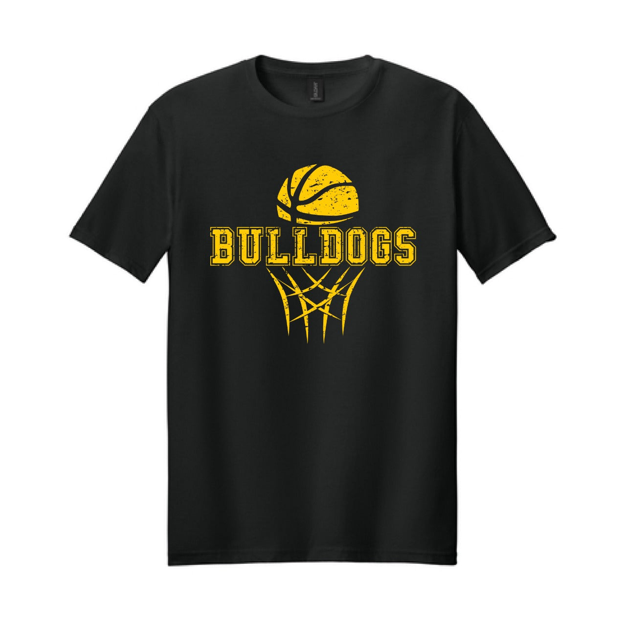 2025 CALERA BULLDOGS BASKETBALL DISTRESSED - BLACK