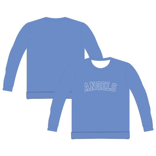 2025 NTC APPLIQUE EMBROIDERED SWEATSHIRT - ANGELS
