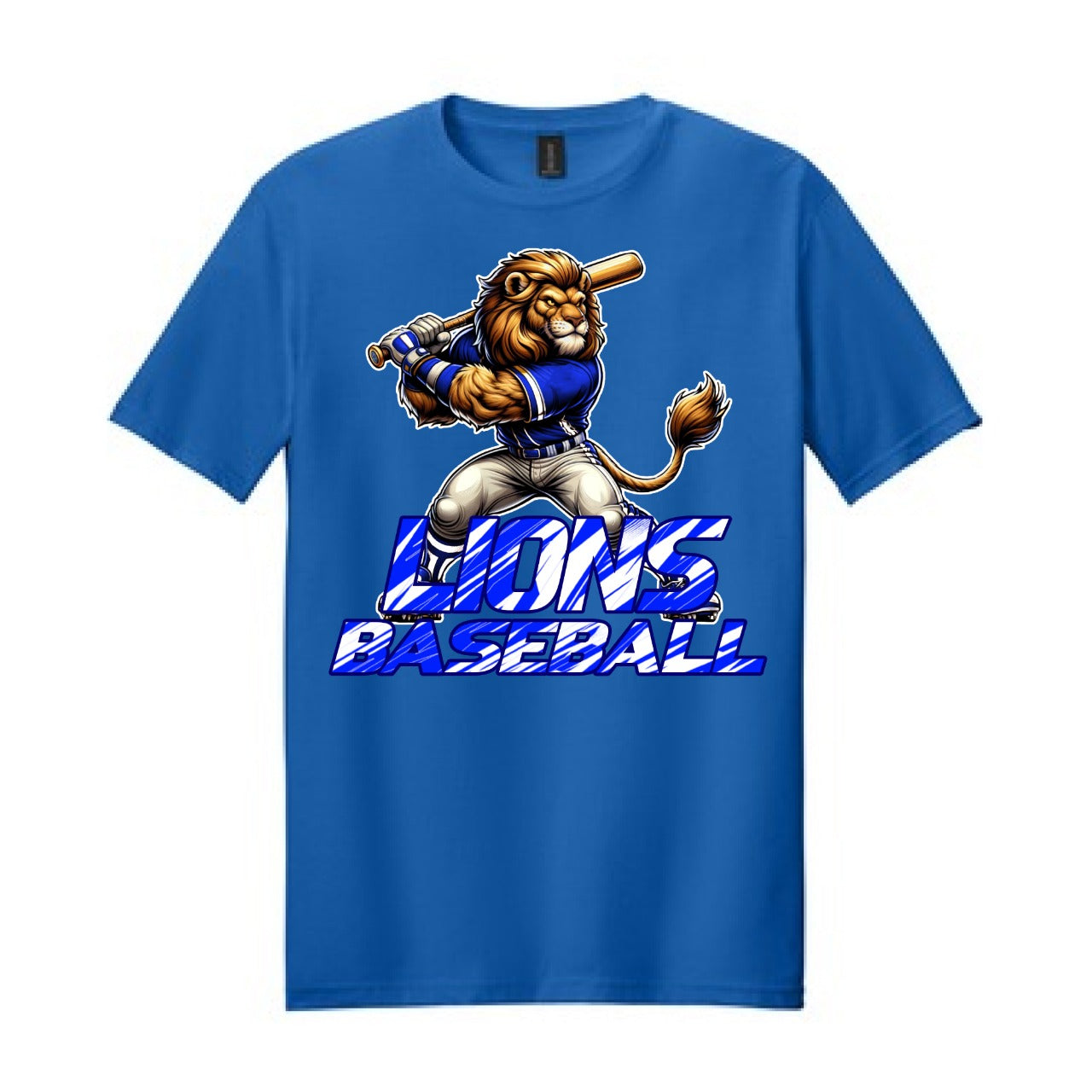 2025 Lions Mascot Baseball - Var. Colors