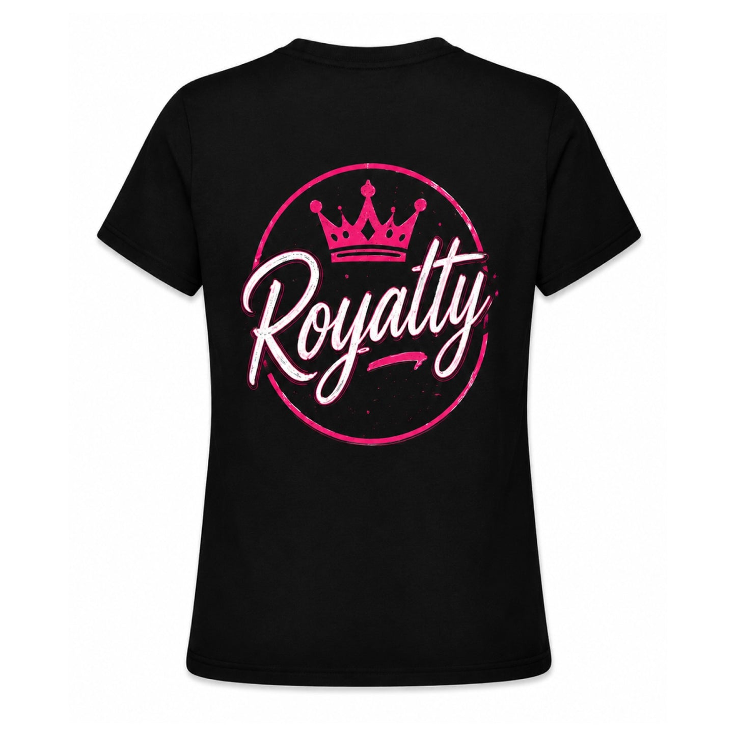 2026 ROYALTY INSIDE CIRCLE WITH CROWN - BLACK | TEE