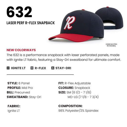 632 | Richardson Laser Perforated R-Flex Snapback