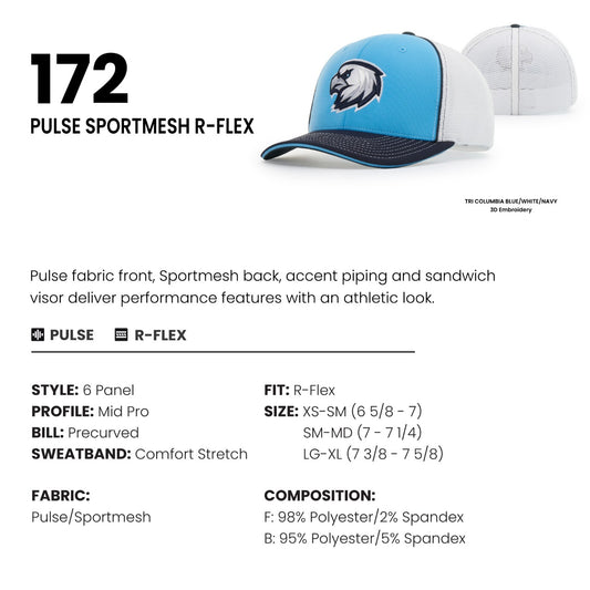 172 | Richardson Pulse Sportmesh R-Flex