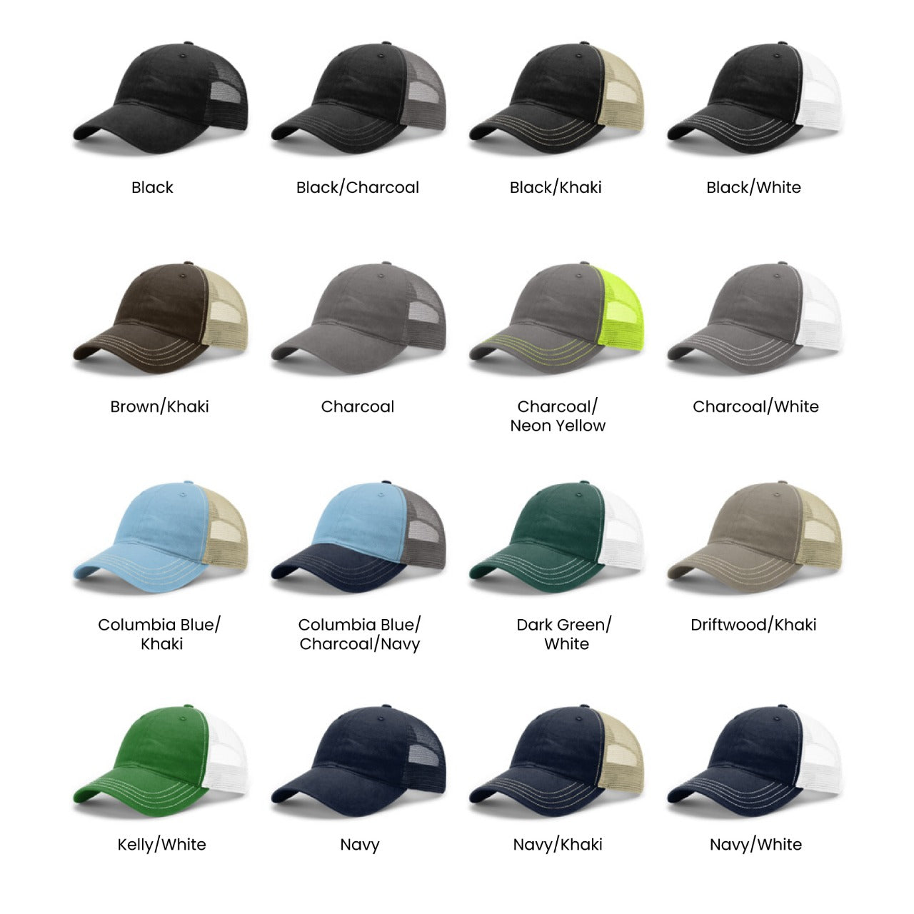 111 | Richardson Garment Washed Trucker