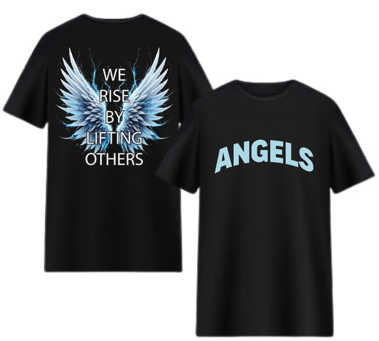2025 ANGELS WE RISE BY LIFTING OTHERS - BLACK