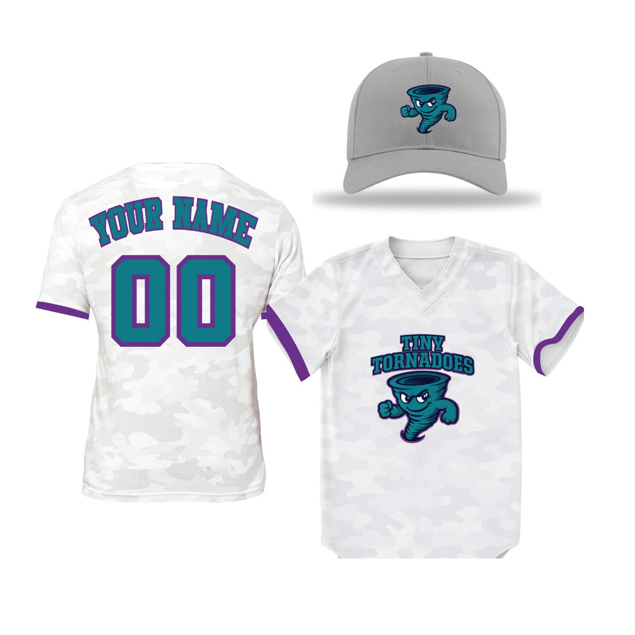 2025 TINY TORNADOES | JERSEY/CAP SET