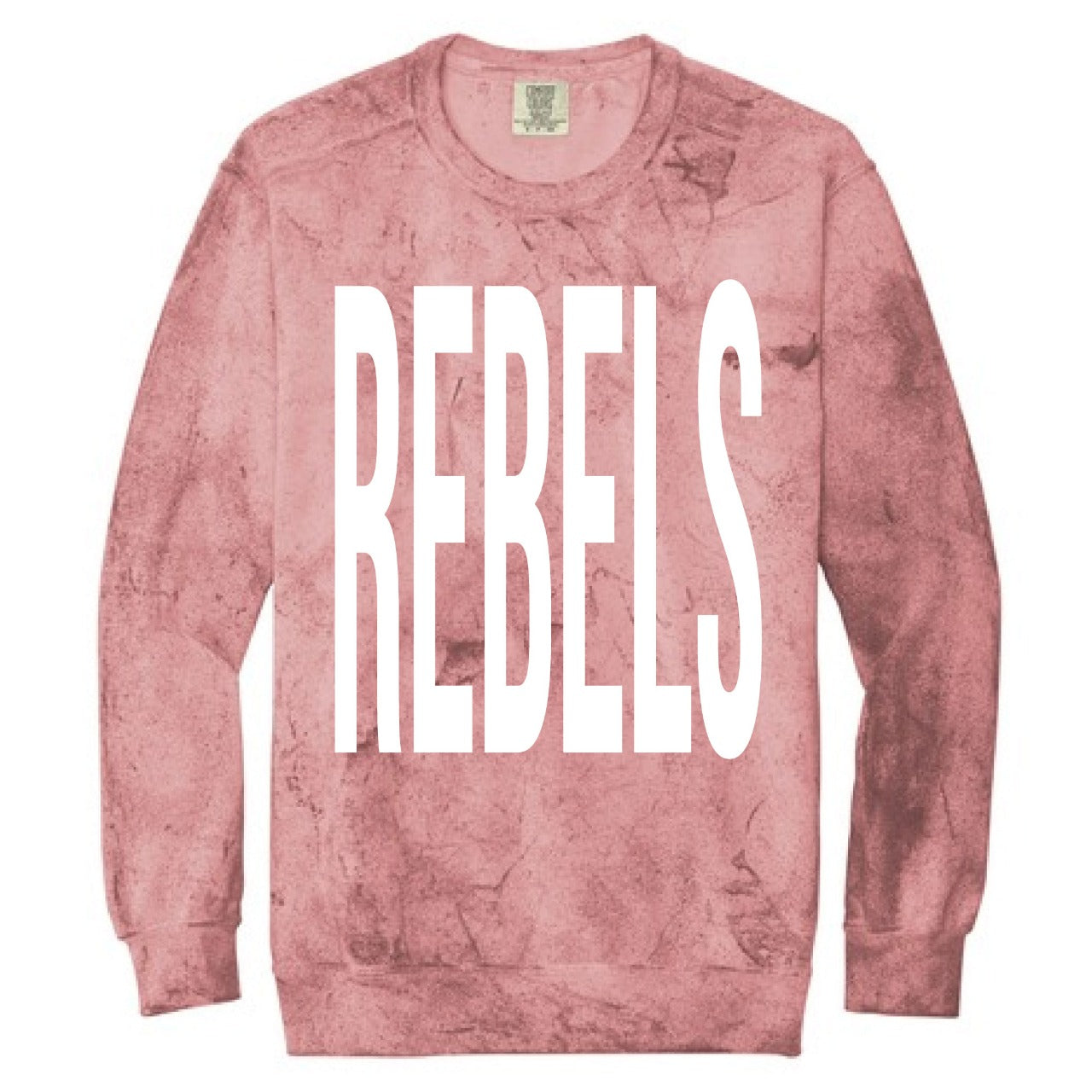 REBELS TALL FONT CC COLOR BLAST SWEATSHIRT