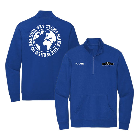 VET CLINIC VET TECH 1/4 ZIP