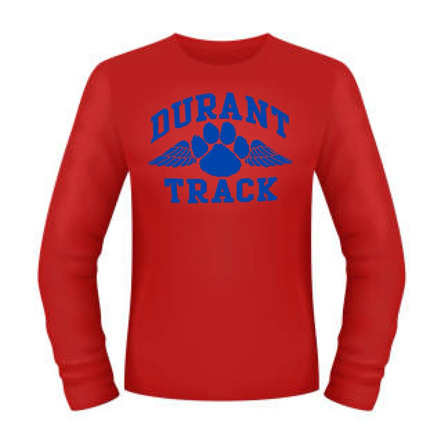 2026 DURANT TRACK | LONG SLEEVE WITH HOOD - RED