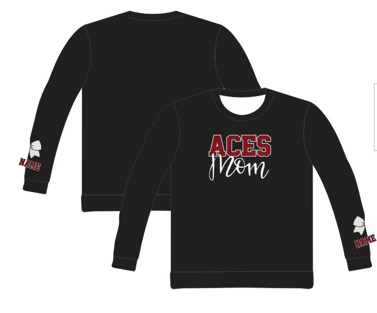 2026 ACES - BLACK | CUSTOM EMBROIDERED SWEATSHIRT