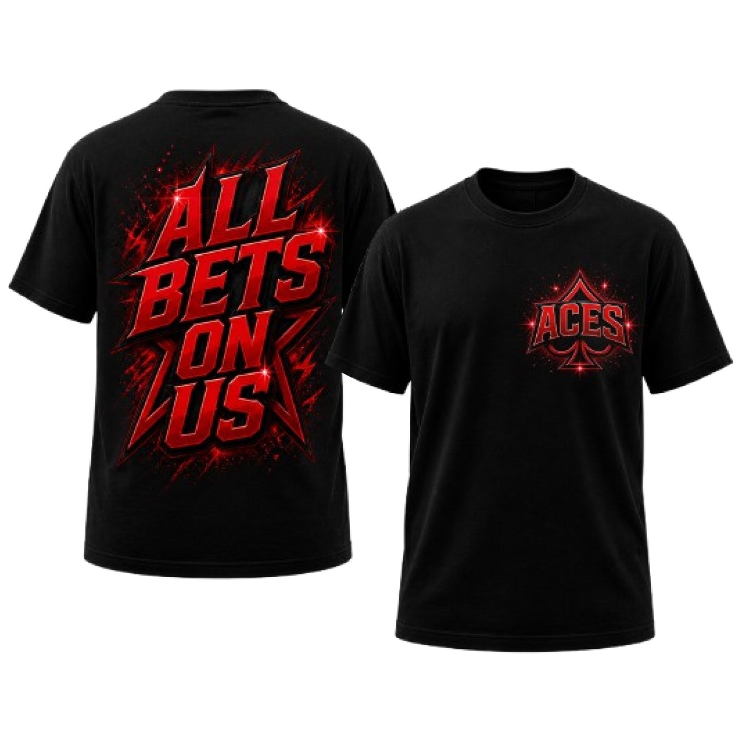 2026 ACES ALL BETS ON US - BLACK | TEE