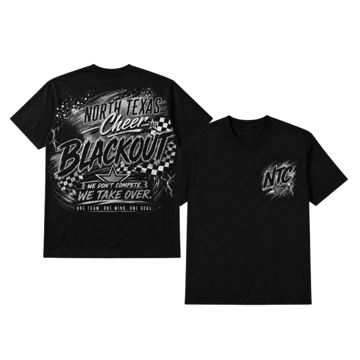 2026 BLACKOUT CHECKERED FLAG - BLACK