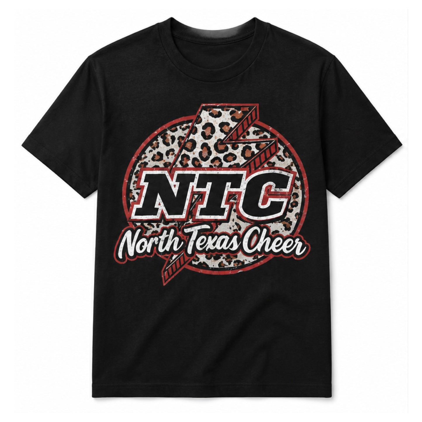 2026 NORTH TEXAS CHEER CHEETAH - BLACK | TEE