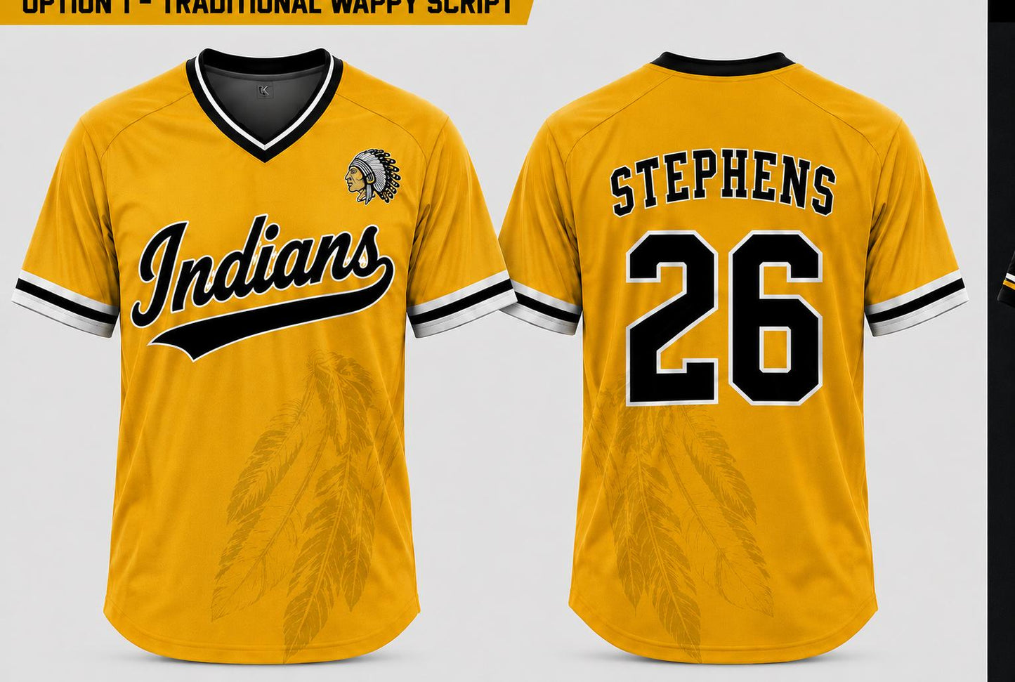 2026 WAPANUCKA INDIANS | YELLOW JERSEY