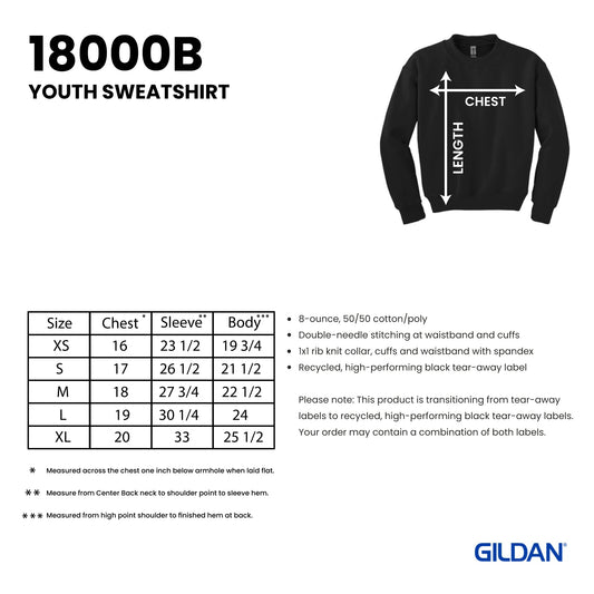 18000b | Youth Gildan Sweatshirt