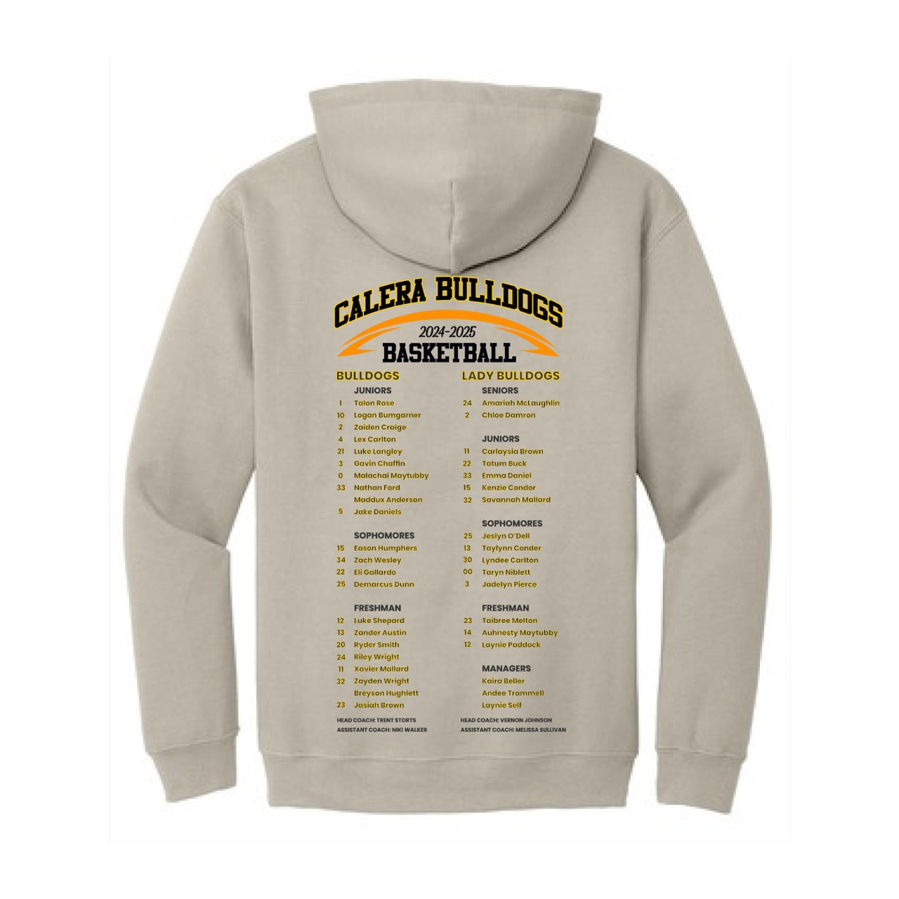 24-25 CALERA BASKETBALL ADULT HOODIE