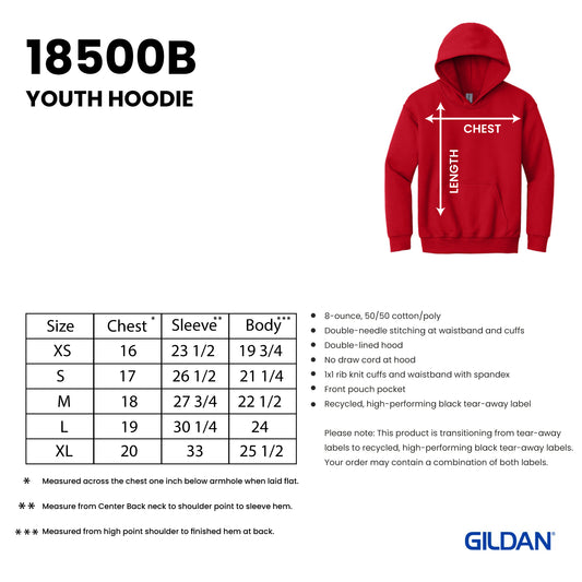 18500b | Youth Gildan Hoodie