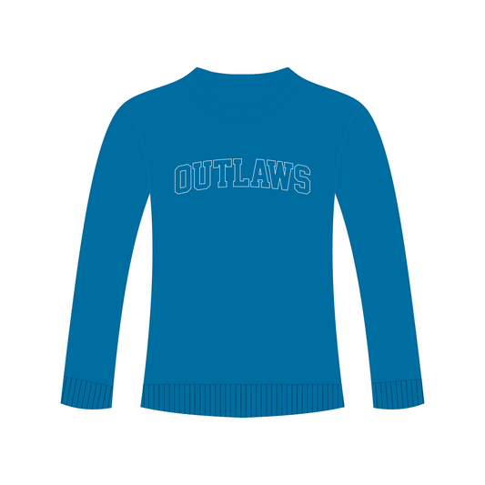 2025 OUTLAWS APPLIQUE EMBROIDERED SWEATSHIRT