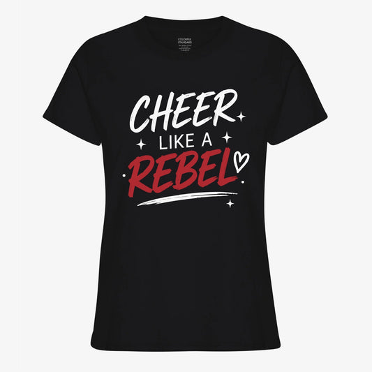 2026 CHEER LIKE A REBEL - BLACK | TEE