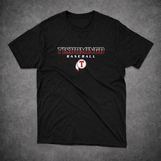 2026 TISHOMINGO BASEBALL FADED - BLACK