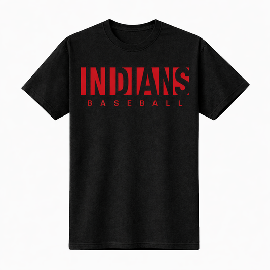 2026 INDIANS BASEBALL - BLACK