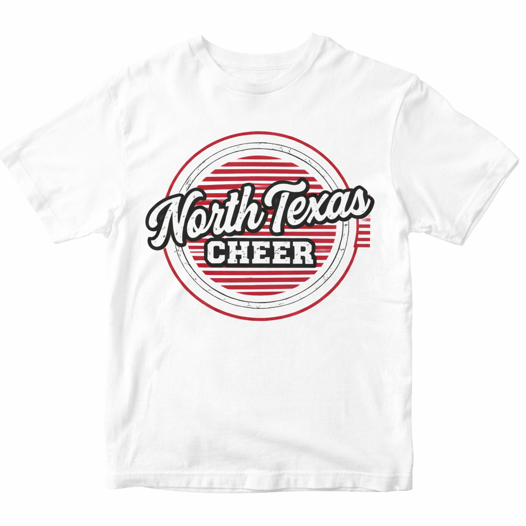 2026 NORTH TEXAS CHEER STAMP - WHITE
