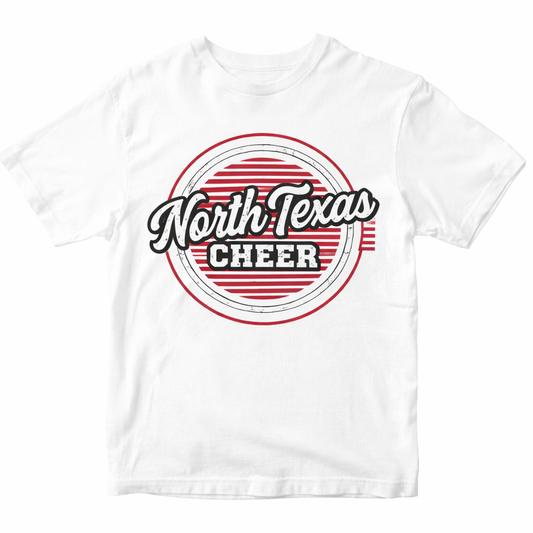 2026 NORTH TEXAS CHEER STAMP - WHITE | TEE