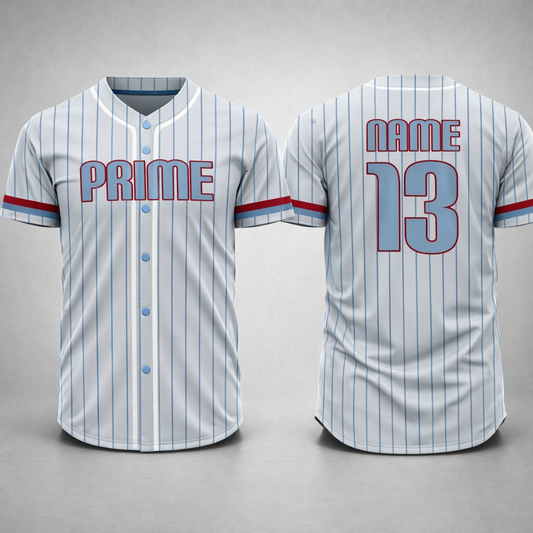 2026 Prime - Jameson | Full Button Jersey - White