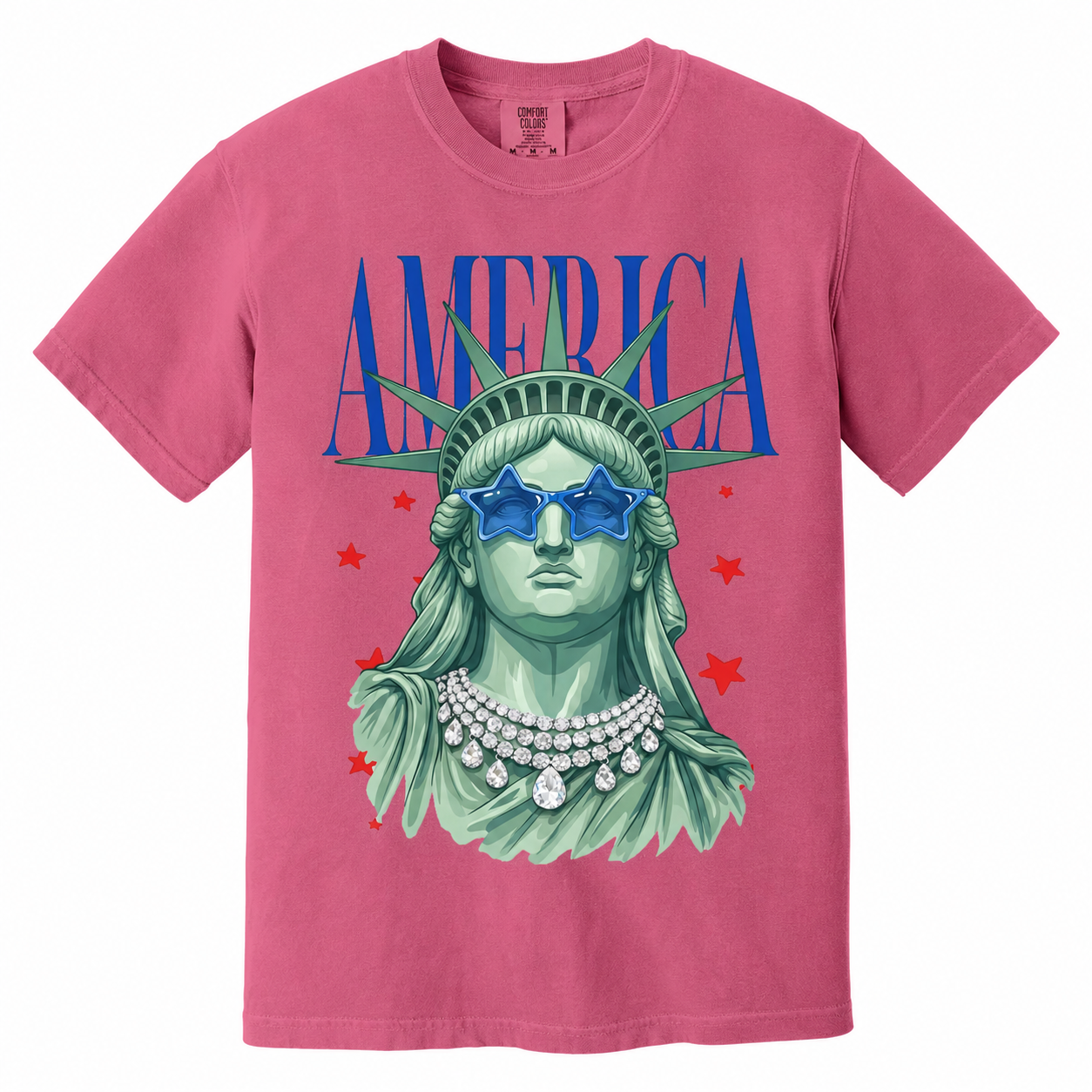 2026 STATUE OF LIBERTY WITH GLASSES AND NECKLACE