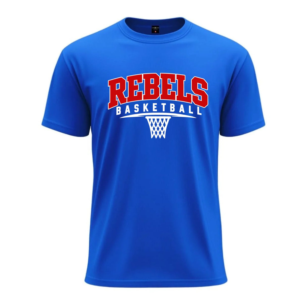 2026 Rebels Hardwood Classic Basketball Tee - Royal