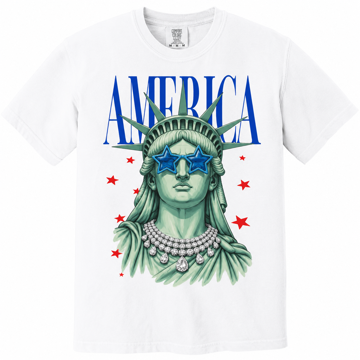 2026 STATUE OF LIBERTY WITH GLASSES AND NECKLACE