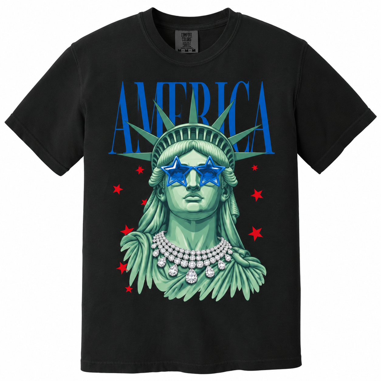 2026 STATUE OF LIBERTY WITH GLASSES AND NECKLACE