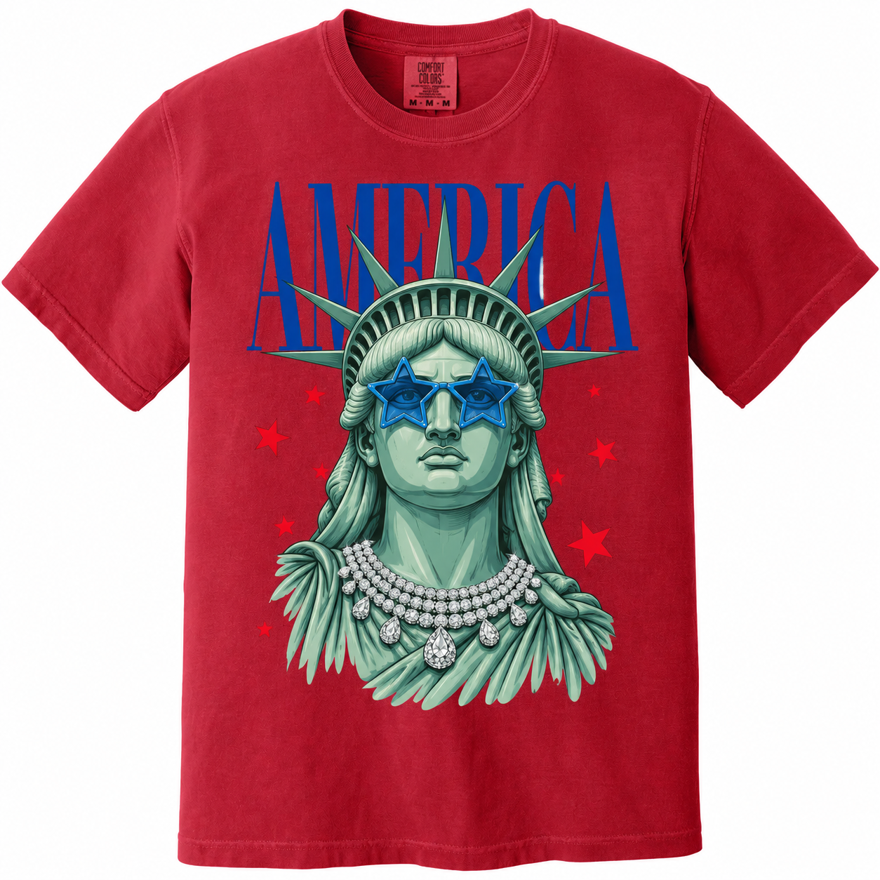 2026 STATUE OF LIBERTY WITH GLASSES AND NECKLACE