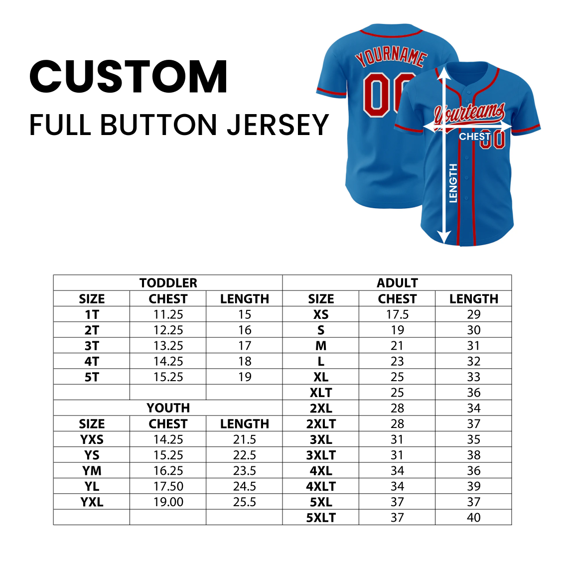 Custom Sublimated Full Button Jersey