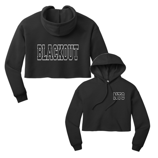 2025 NTC TEAM CROP HOODIE - BLACKOUT