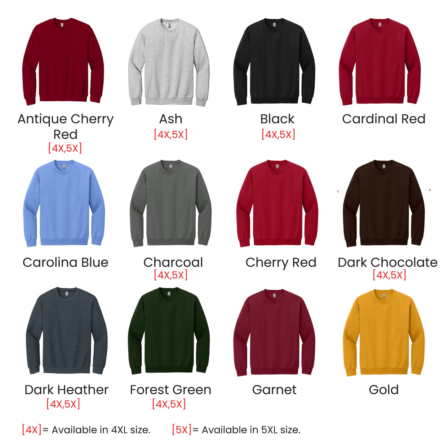 18000 | Adult Gildan Sweatshirt