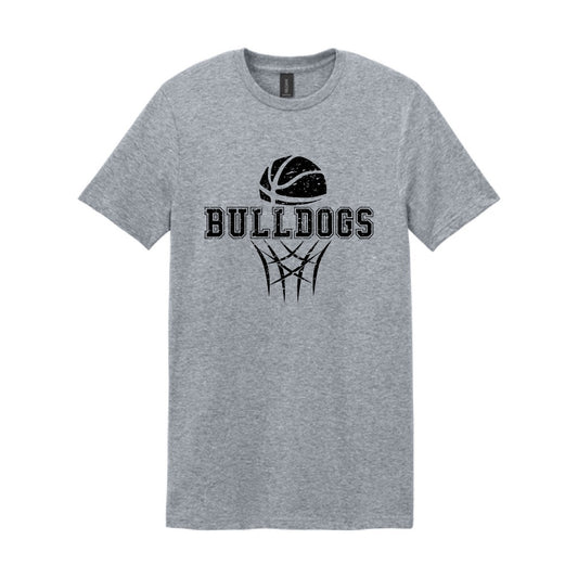 2025 Calera Bulldogs Basketball Distressed - Grey