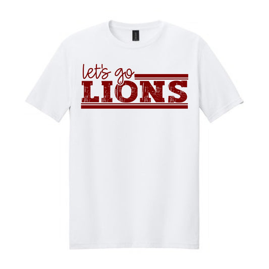 2025 Let's Go Lions - White