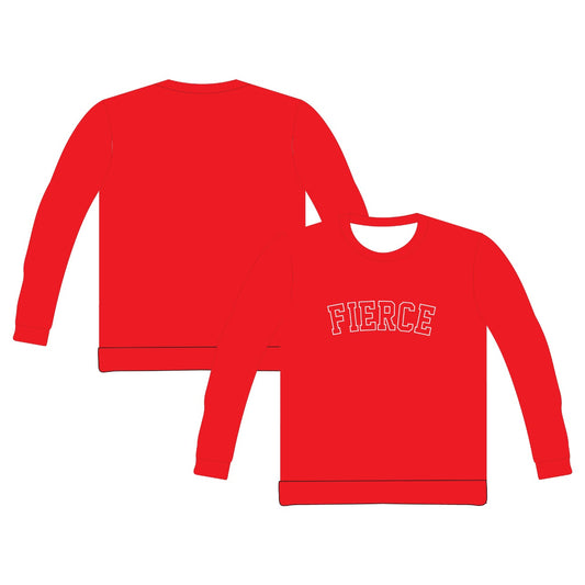 2025 NTC APPLIQUE EMBROIDERED SWEATSHIRT - FIERCE